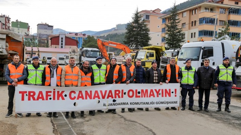 Gümüşhane İl Jandarma Komutanlığı Trafik Jandarma Timleri, yılın 365 günü