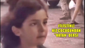 Filistinli kız çocuğu Gazze’yi terk edip etmeyeceğini soran muhabire böyle