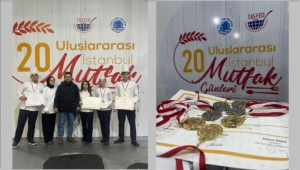 20. Uluslararası İstanbul Mutfak Günleri Yemek Yarışması’na katılan Gümüşhane Üniversitesi