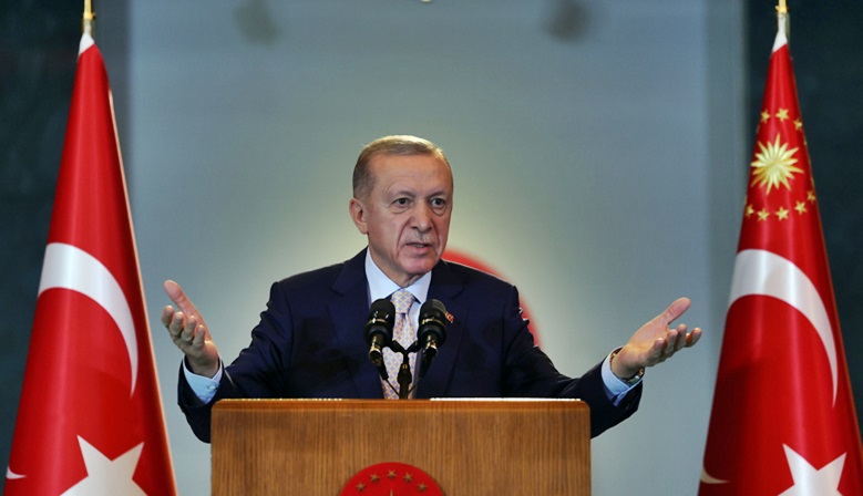 Cumhurbaşkanı Recep Tayyip Erdoğan, Cumhurbaşkanlığı Külliyesinde düzenlenen Valiler Buluşması programına