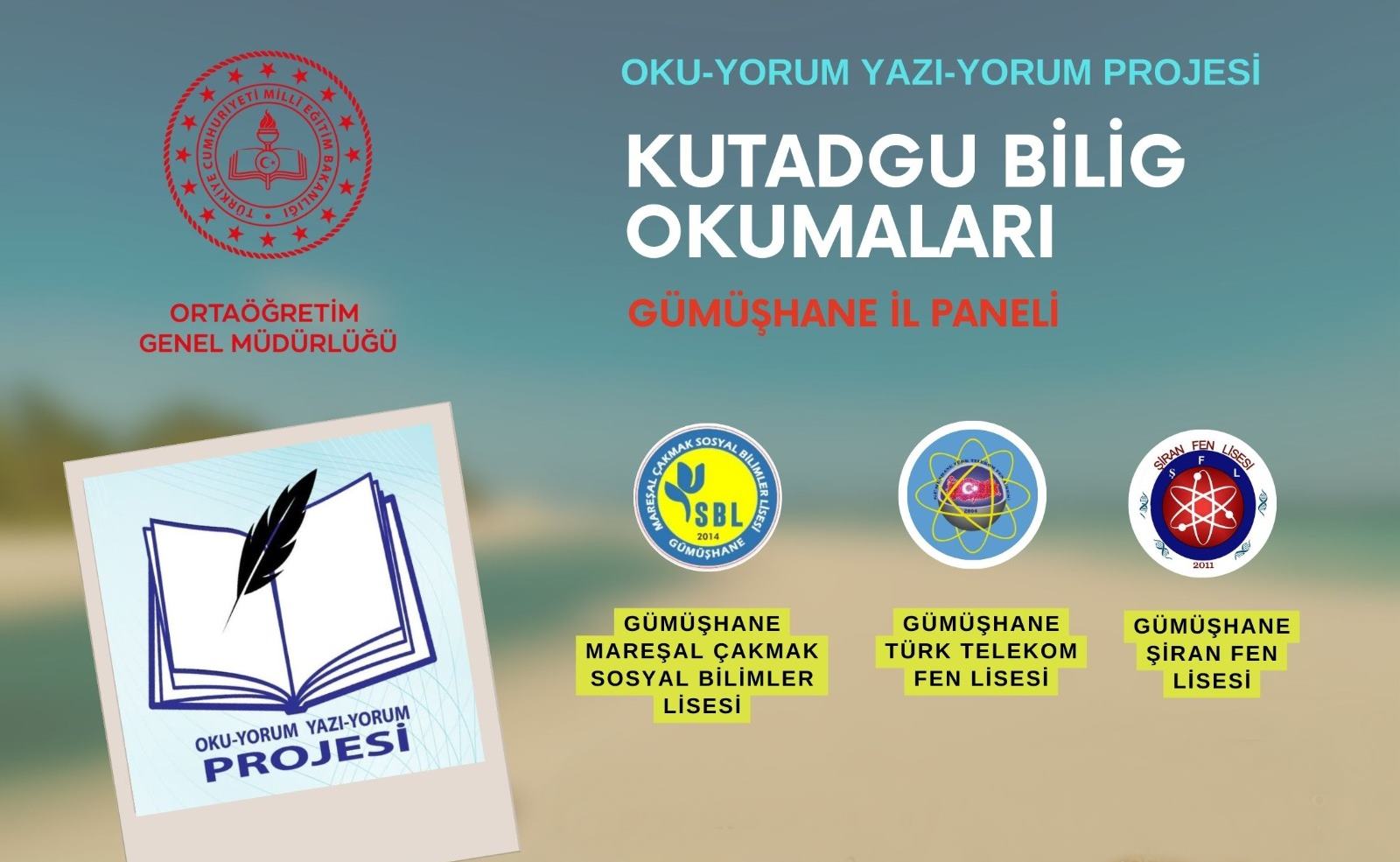 Gümüşhaneli öğrencilerin yüksek kültür seviyesini gösteren bu paneller hem vatandaşlara,