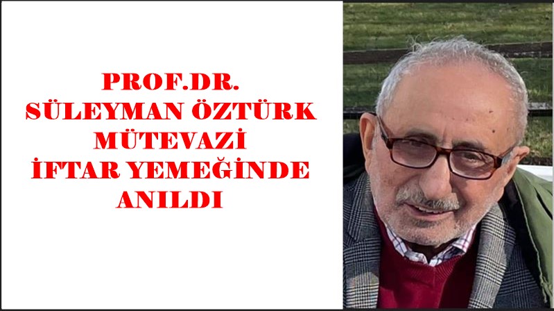 Gümüşhane’nin yetiştirdiği değerlerden biri olan ve Amerika’da 10 Eylül 2022