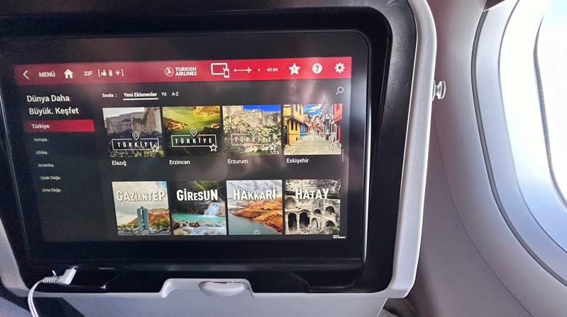Türk Hava Yolları’nın hazırladığı ve genellikle dış hatlardaki uçaklarda yolcu