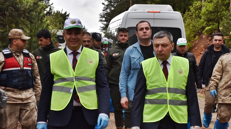 Gümüşhane Valisi Alper Tanrısever ve Gümüşhane Belediye Başkanı Vedat Soner