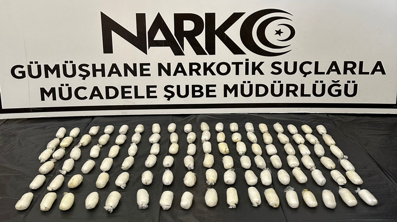 Edinilen bilgiye göre; Gümüşhane İl Emniyet Müdürlüğü Narkotik Suçlarla Mücadele