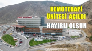 Haber: Hasan Pir Gümüşhane Devlet Hastanesi’nde kemoterapi ünitesi açılarak hizmete