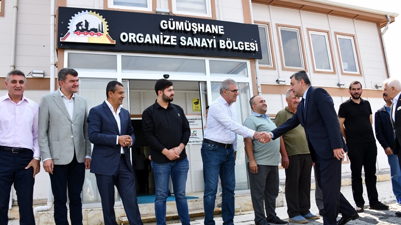 Gümüşhane’de Vali Alper Tanrısever başkanlığında yapılan toplantıda Organize Sanayi Bölgesinde
