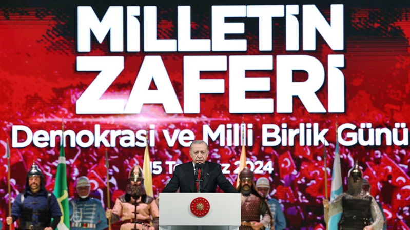 Cumhurbaşkanı Recep Tayyip Erdoğan, 15 Temmuz Demokrasi ve Millî Birlik