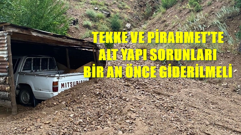 Gümüşhane’de 8 Temmuz 2024 Pazartesi günü yaşanan ve Tekke Beldesi