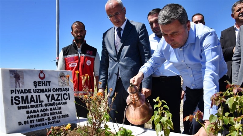 Gümüşhane Valisi Alper Tanrısever, geçtiğimiz aralık ayında şehit düşen Piyade