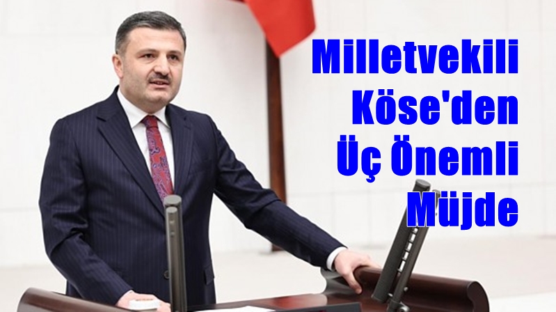 AK Parti Gümüşhane Milletvekili Av.Celalettin Köse, Gümüşhane için üç önemli