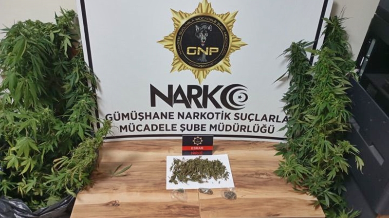 Gümüşhane Emniyet Müdürlüğü uyuşturucu ile mücadeleye kararlılıkla devam ediyor. Yapılan