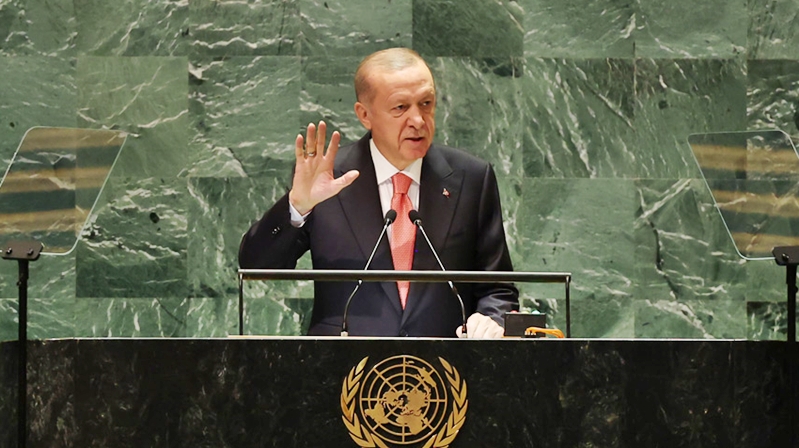 Cumhurbaşkanı Recep Tayyip Erdoğan, ABD’nin New York şehrinde Birleşmiş Milletler