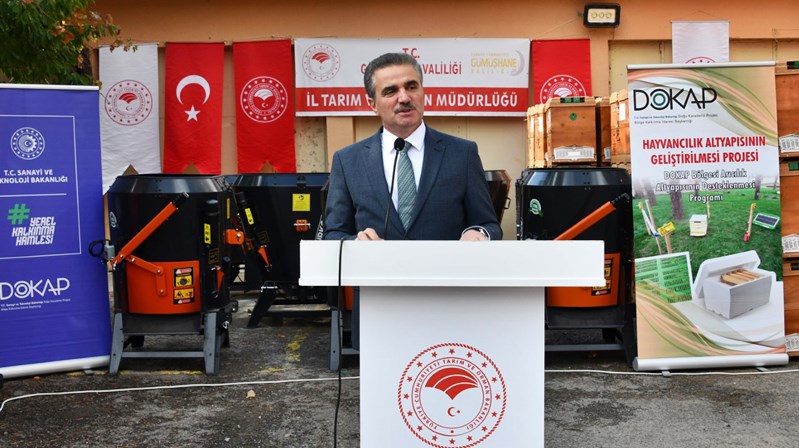 Gümüşhane’de Doğu Karadeniz Projesi Bölge Kalkınma İdaresi Başkanlığınca (DOKAP) finanse