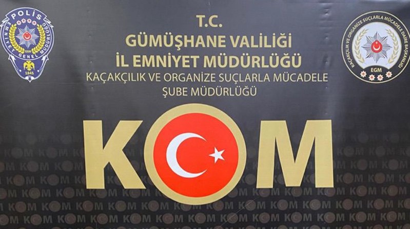 Gümüşhane Valiliği Basın Müdürlüğü, Gümüşhane Polisi’nin yaptığı üç ayrı operasyona