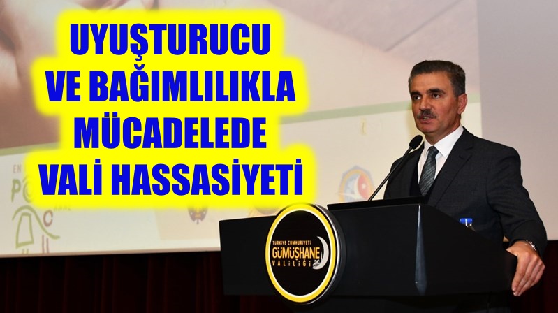 Gümüşhane’de İl Emniyet Müdürlüğü’nün organizasyonunda Bağımlılıkla Mücadele Toplantısı yapıldı. Programda