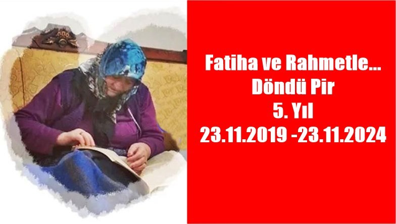 Ruhuna el fatiha. Oğlu Hasan Pir