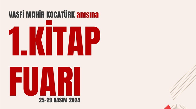 Gümüşhane Belediyesi, 25-29 Kasım tarihleri arasında kitapseverler için Vasfi Mahir