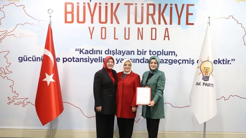 AK Parti Gümüşhane İl Kadın Kolları Başkanı iken bir sonraki