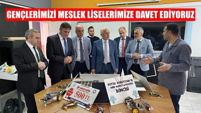 Gümüşhane Mesleki ve Teknik Anadolu Lisesi’ni ziyaret eden Gümüşhane Ticaret