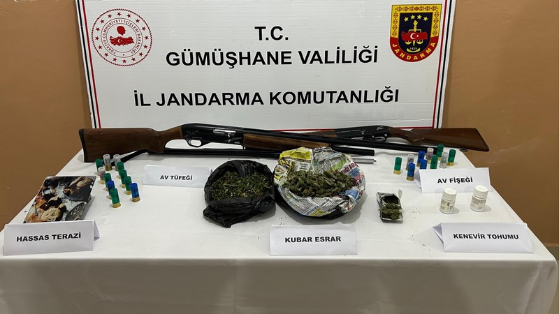 Gümüşhane İl Jandarma Komutanlığı Kaçakçılık ve Organize Suçlarla Mücadele Şube