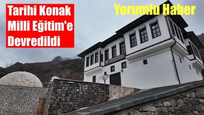 Gümüşhane’nin eski yerleşim yeri Süleymaniye Mahallesi’nin simgesel tarihi eserlerinden birisi