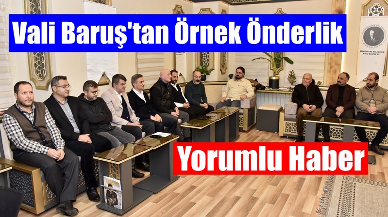 Gümüşhane Valisi Aydın Baruş, İlim Yayma Cemiyeti Gümüşhane Şubesi tarafından