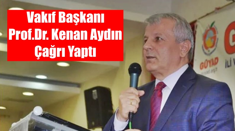 Gümüşhane Üniversitesi Kalkındırma Vakfı Başkanı Prof. Dr. Kenan Aydın, vakıf