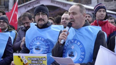 Türkiye Kamu-Sen Gümüşhane İl Temsilcisi Mustafa Fevzi Akçay, bağlı sendikaların