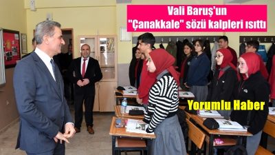 Gümüşhane Valisi Aydın Baruş, geçen hafta ziyaret ettiği Kelkit ilçesinde