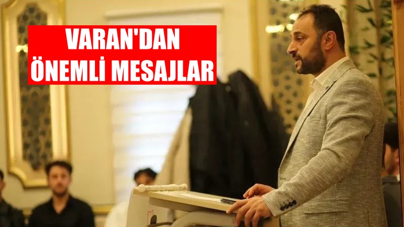 İHH Gümüşhane Şube Başkanı Adem Varan yaptığı basın açıklamasında “Tüm