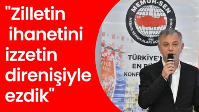 Eğitim-Bir-Sen Gümüşhane Şube Başkanı Ergin Aslan, 28 Şubat postmodern darbesinin