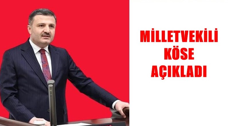 AK Parti Gümüşhane Milletvekili Celalettin Köse, şehirde tarımsal yatırımların hızlanması