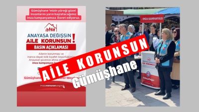 Memur-Sen Gümüşhane İl Temsilciği tarafından 15 Temmuz Zafer Meydanı’nda kadim