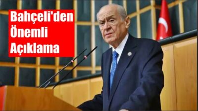 Milliyetçi Hareket Partisi Genel Başkanı Devlet Bahçeli’nin, “Cumhuriyet Halk Partisi’nin