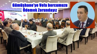 Gümüşhane Belediye Başkanı Vedat Soner Başer 1 yıllık görev süresini