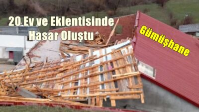 Gümüşhane’de 09.04.2025 Çarşamba günü saat.13.00 civarında başlayan ve il genelinde