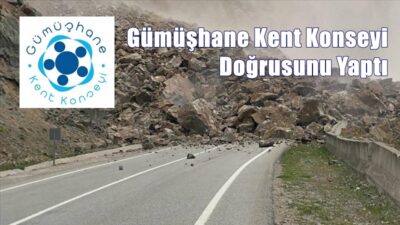 Gümüşhane Kent Konseyi, büyük sorunların yaşandığı Torul-Tirebolu yolu için söylem