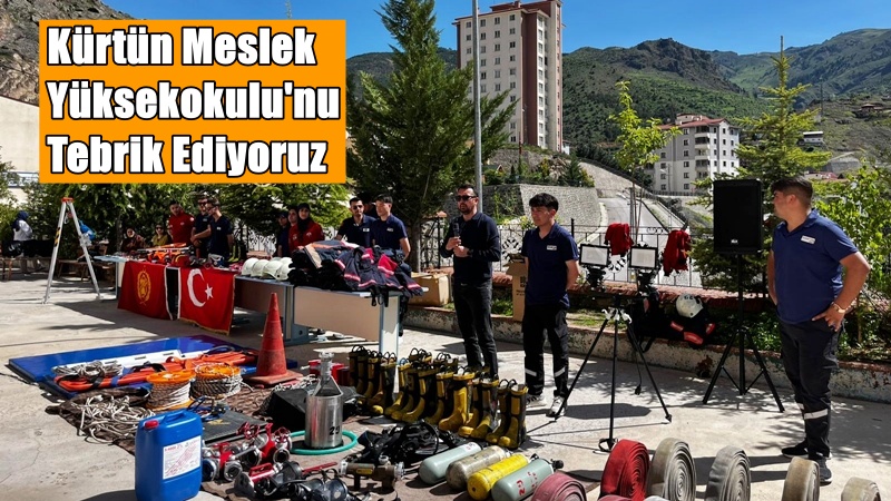 Gümüşhane Üniversitesi Kürtün Meslek Yüksekokulu’ndan Lise Öğrencilerine İtfaiyecilik Tanıtımı. Gümüşhane