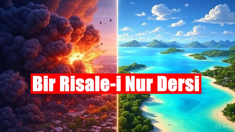 Risale-i Nur Külliyatı’nda “Âhiretin ispatı” “Evet dünya, öldükten sonra âhiret