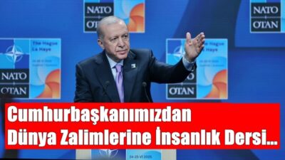 Cumhurbaşkanımız Recep Tayyip Erdoğan, Hollanda’nın Lahey şehrindeki gerçekleştirilen NATO Devlet