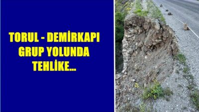 Torul’un en işlek ve yoğun köy grup yollarından olan biri