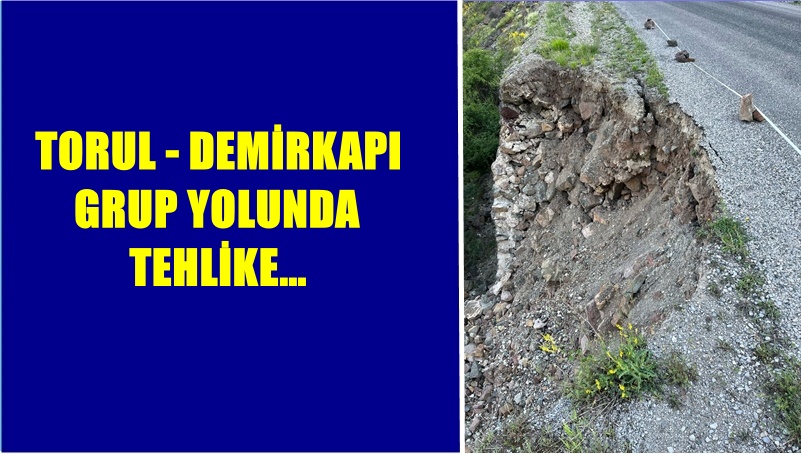 Torul’un en işlek ve yoğun köy grup yollarından olan biri