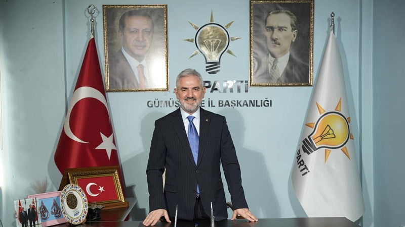 AK Parti Gümüşhane İl Başkanı Mehmet Emin Erdoğdu yaptığı yazılı