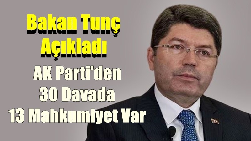 Adalet Bakanı Yılmaz Tunç, TV100 canlı yayınında gündeme ilişkin soruları