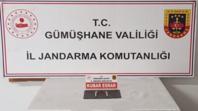 Gümüşhane İl Jandarma Komutanlığı Kaçakçılık ve Organize Suçlarla Mücadele Şube