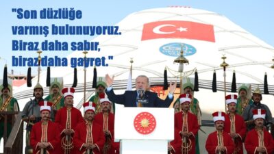 Cumhurbaşkanı Recep Tayyip Erdoğan, Malazgirt Zaferi’nin 954. yıl dönümü kutlama