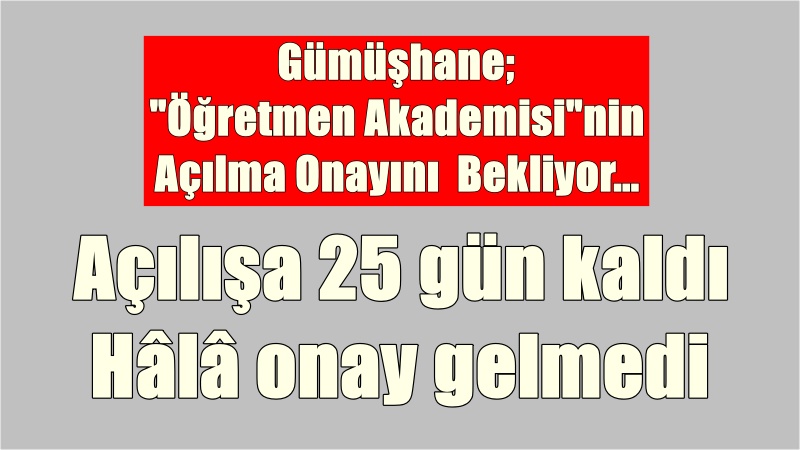 Milli Eğitim Bakanlığı’na bağlı Öğretmen Akademilerinin hangi illerde açılacağı konusu
