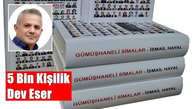 Gümüşhaneli Eğitimci, Şair ve Araştırmacı Yazar İsmail Hayal’in 21. Eseri