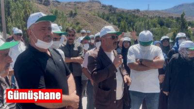 İçlerinde kadın ev çocukların da bulunduğu Gümüşhane Merkez ilçe Bahçeli